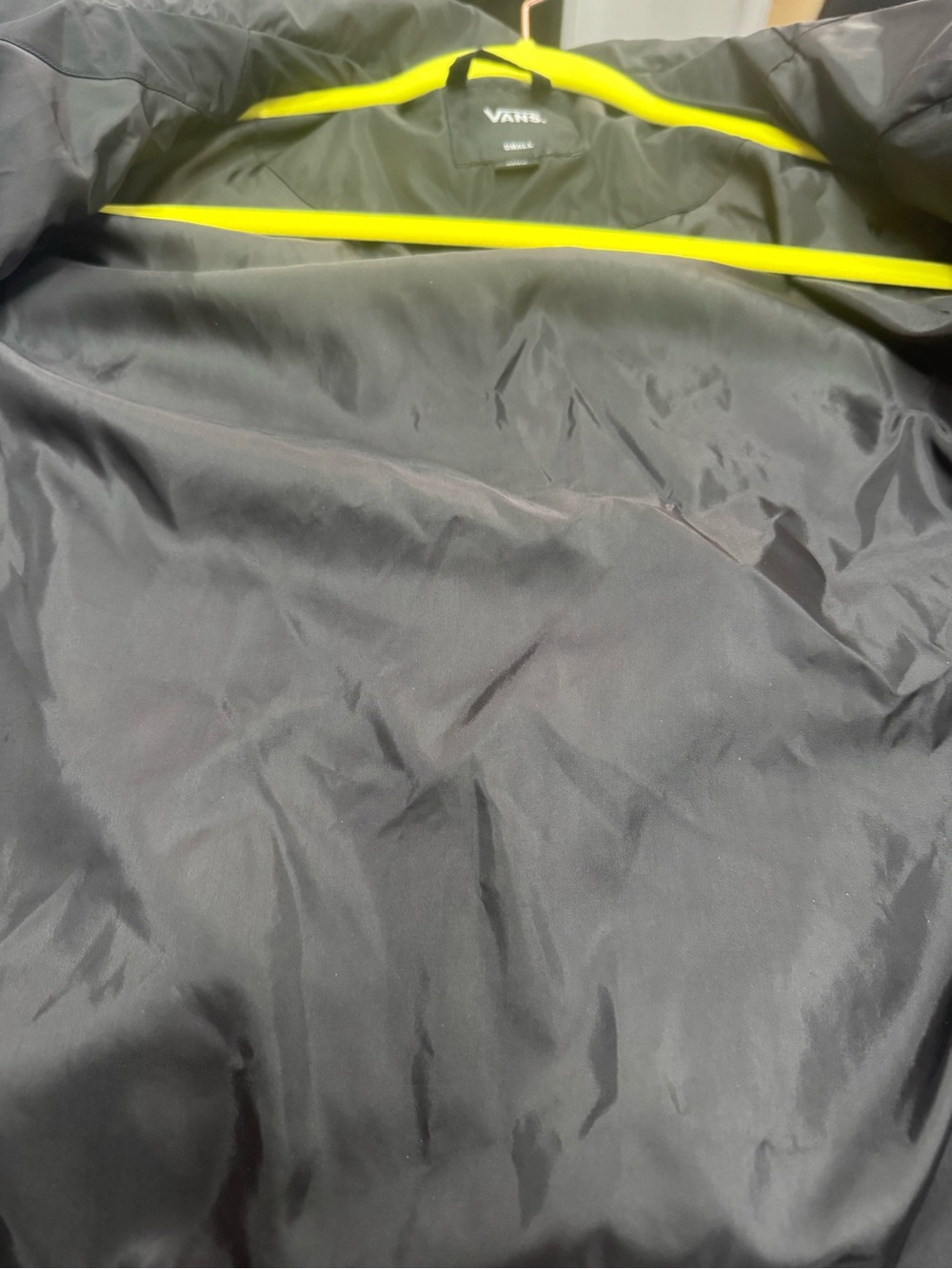 VANS Black Unisex Puffer Winter Coat Jacket S - Picture 4 of 5